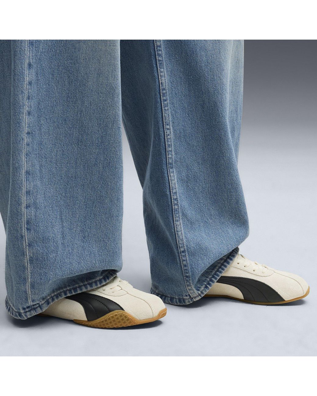 PUMA White K-Street Sneakers