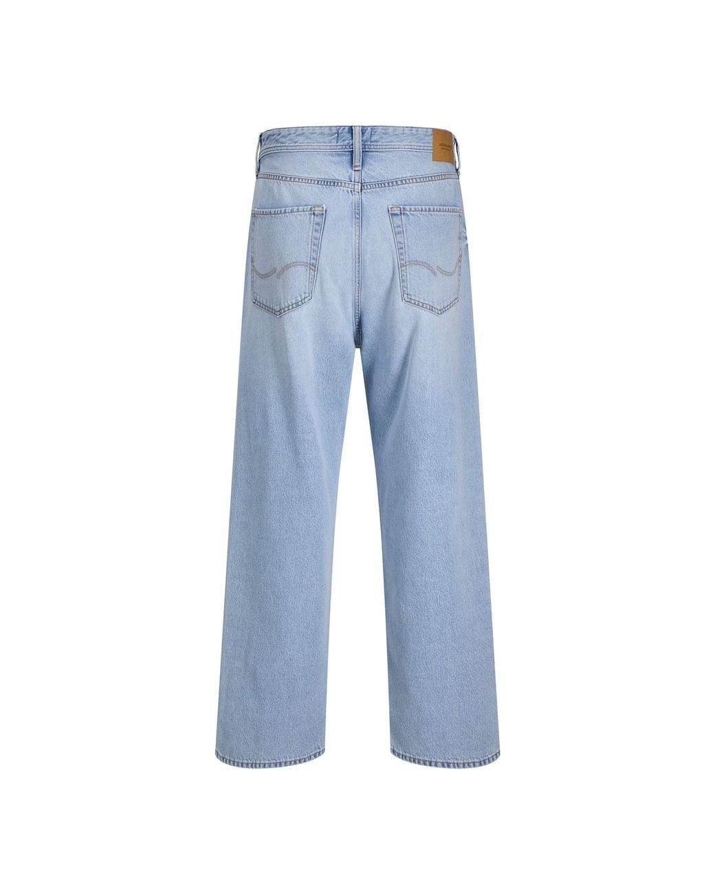 Jack & Jones Blue Ron Jean Straight Leg Jeans for men