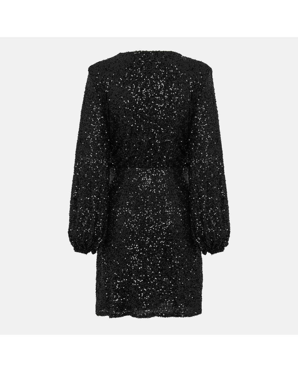 Never Fully Dressed Black Seq Vienna Wrap Dress
