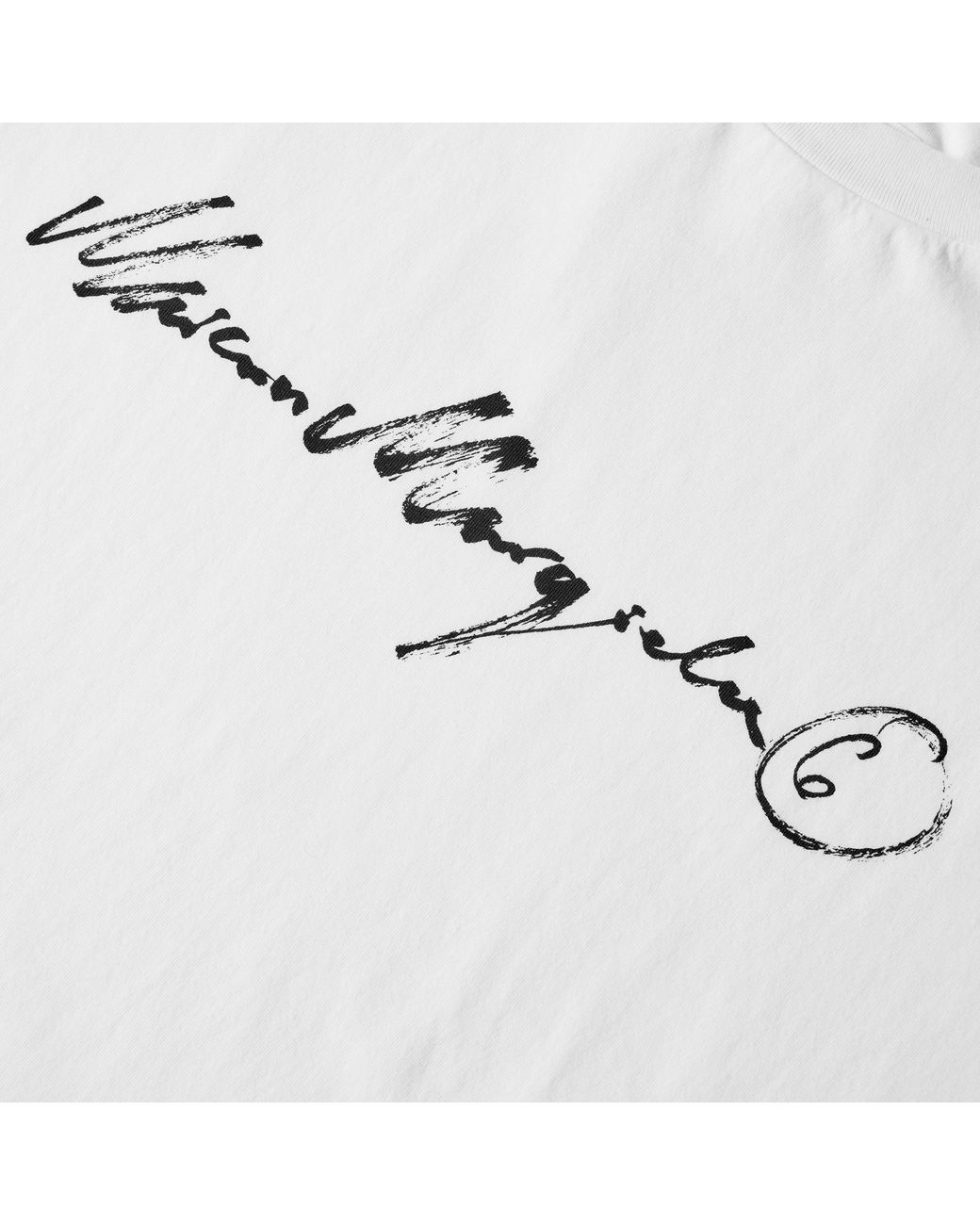 MM6 by Maison Margiela White Signature Overdyed Tee for men