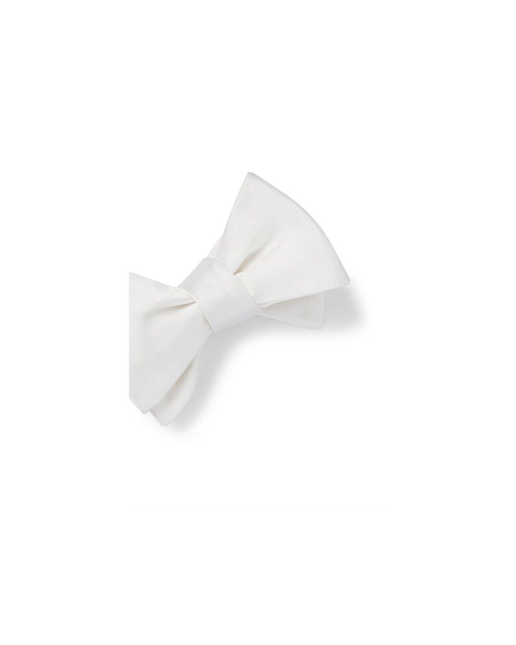 Boss White United Bow Tie for men