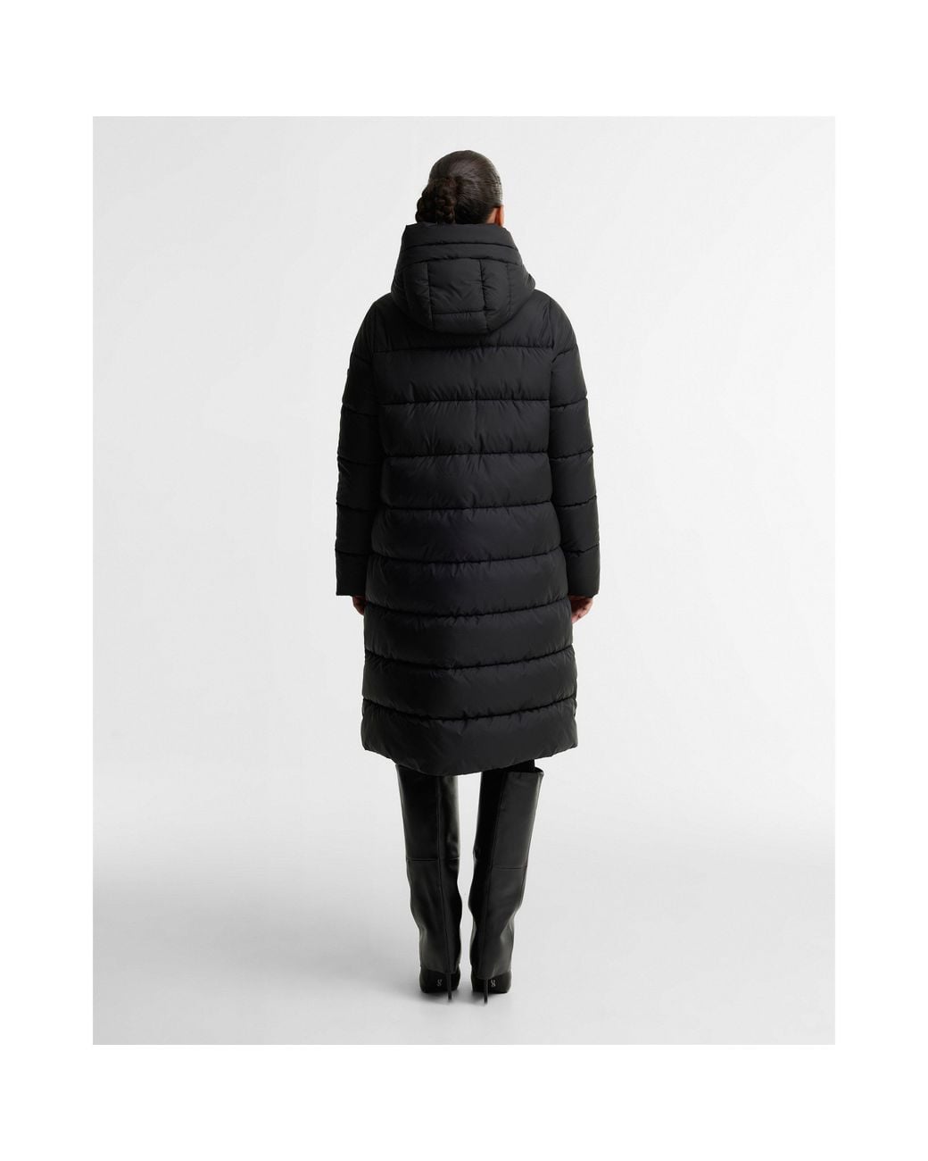 Barbour Black Brantley Long Puffer Jacket
