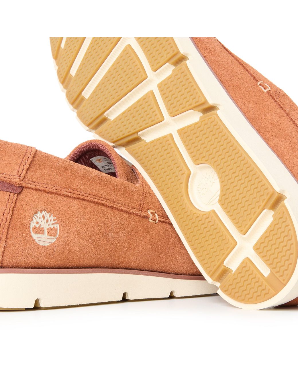Timberland Brown Grafton Bay Lace Up Dark Boat Shoes for men