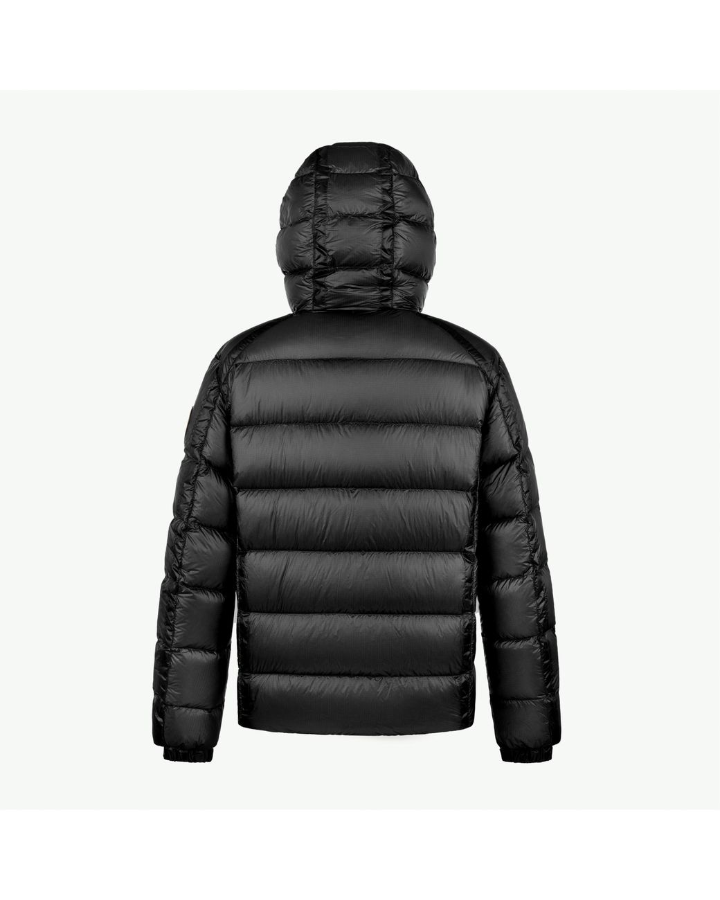 ARCTIC ARMY Black Polar Lw Puff Hooded Long Sleeve Short Puffer Jacket for men