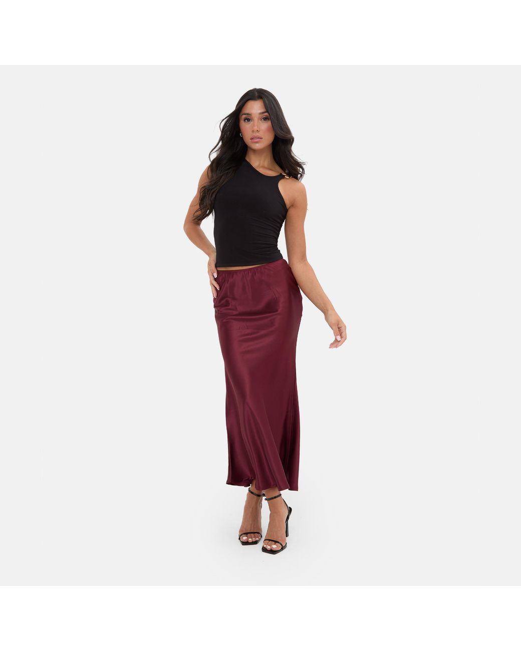 I Saw It First Black Hardwear Trim Top