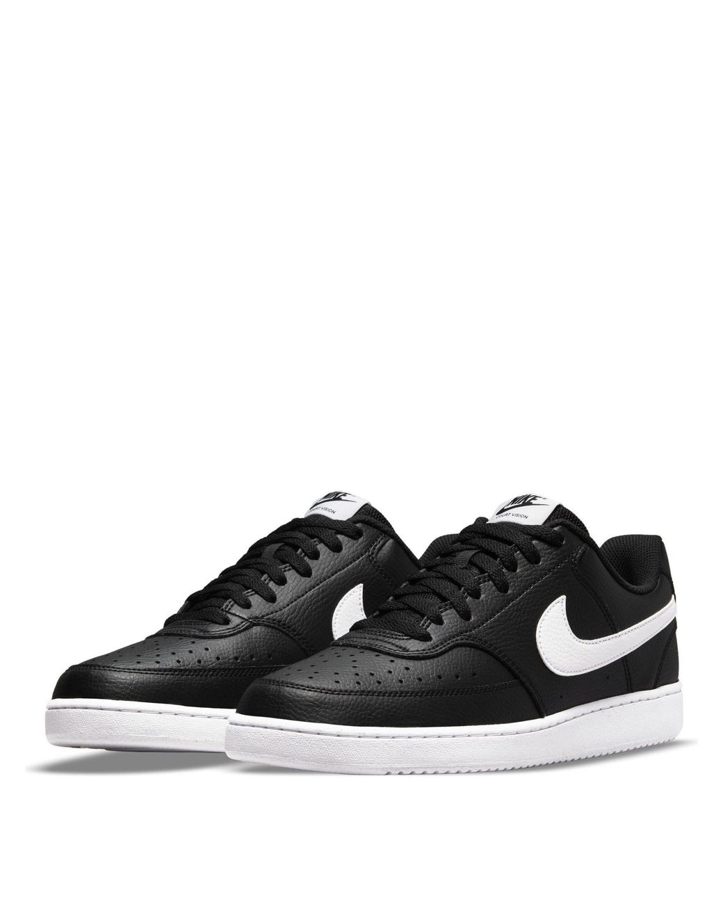 Nike Black Court Vision Low Trainers for men