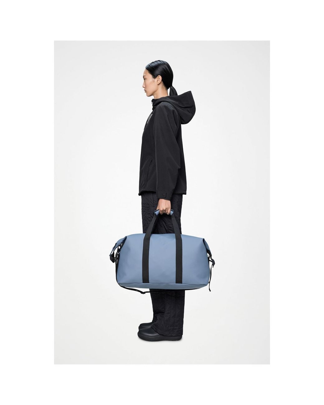 Rains Blue Hilo Waterproof Weekend Holdall Bag 36 L