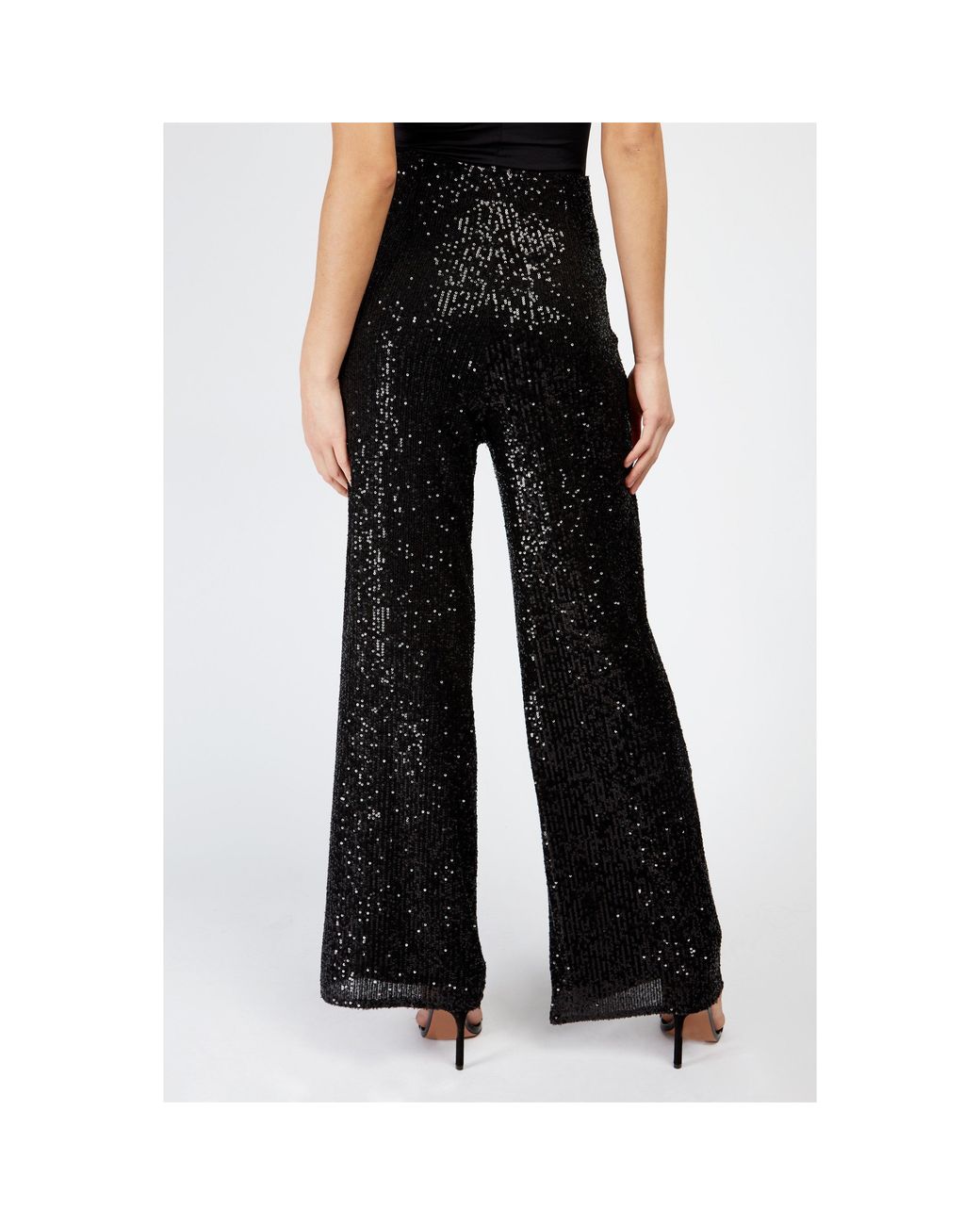 Little Mistress Black Leather/Pu Leather Trousers