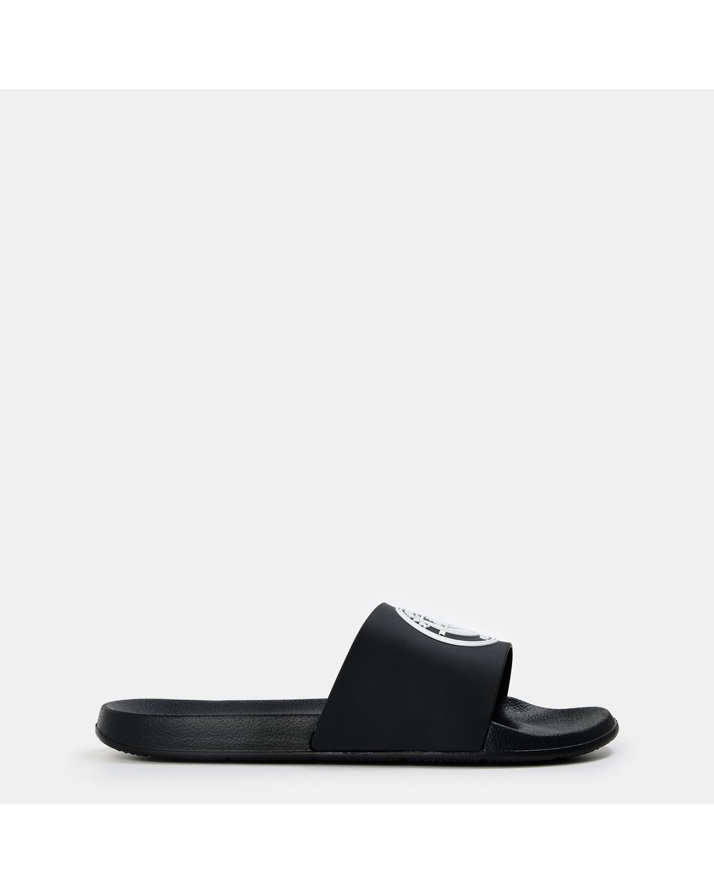 Team Black Adults Pool Sliders