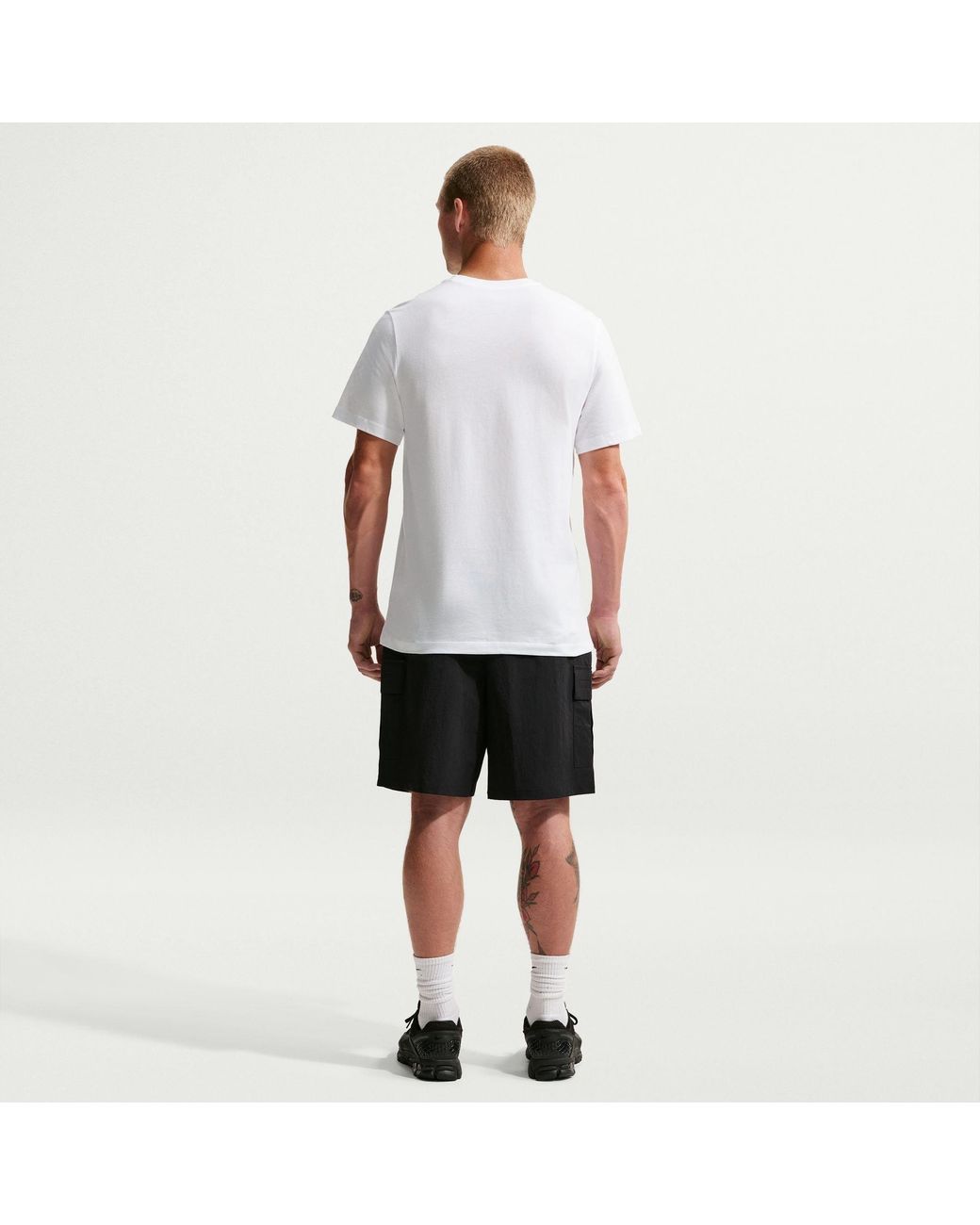 Nike White Sportswear Club T-Shirt for men
