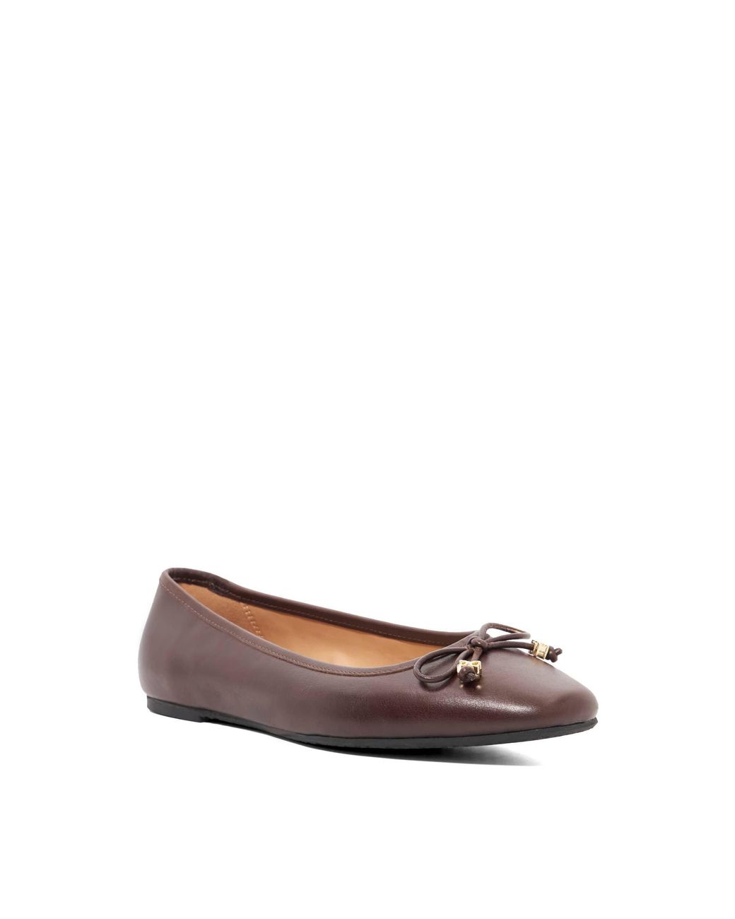 Dune Brown Hennie Slip-On Flat Mules