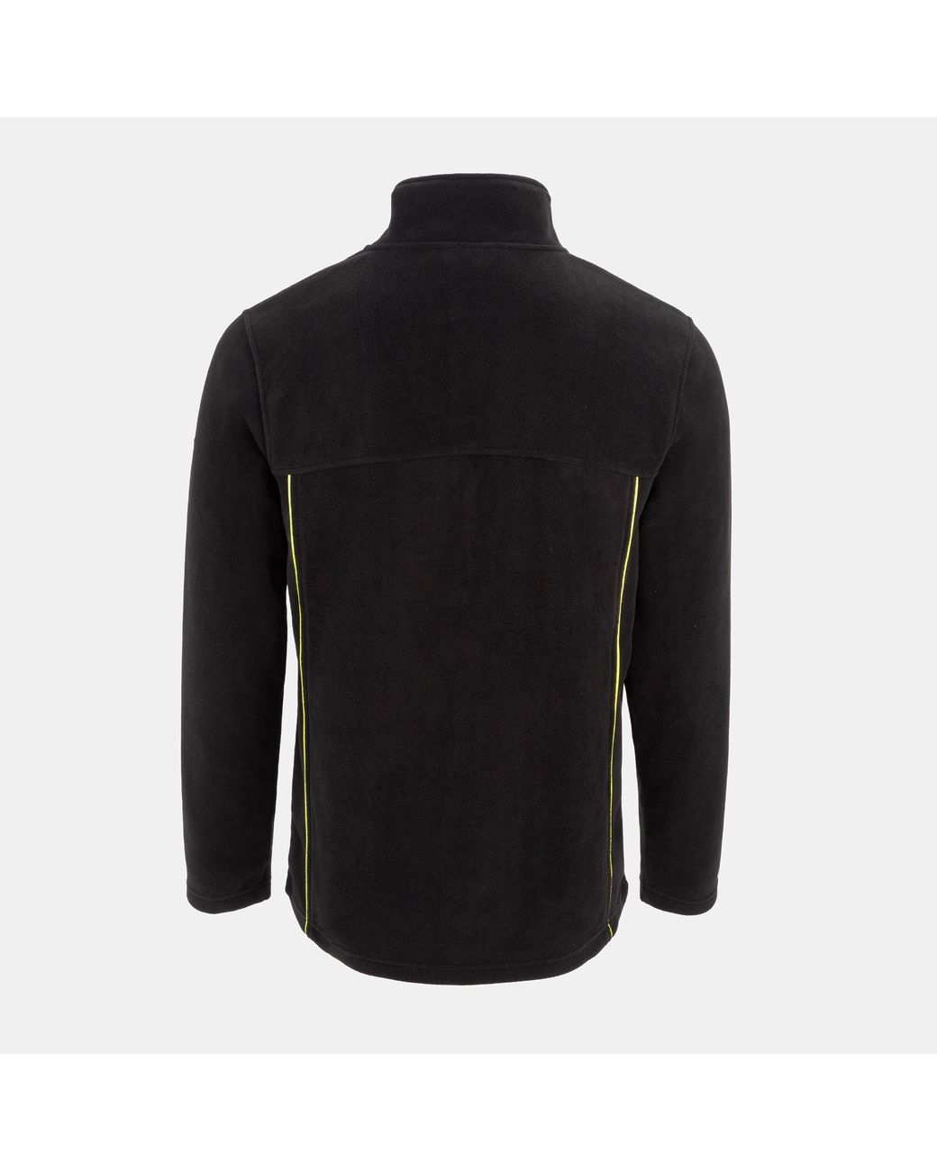 Dunlop Black Micro Fleece Hi-Vis Long Sleeve Softshell Jacket for men