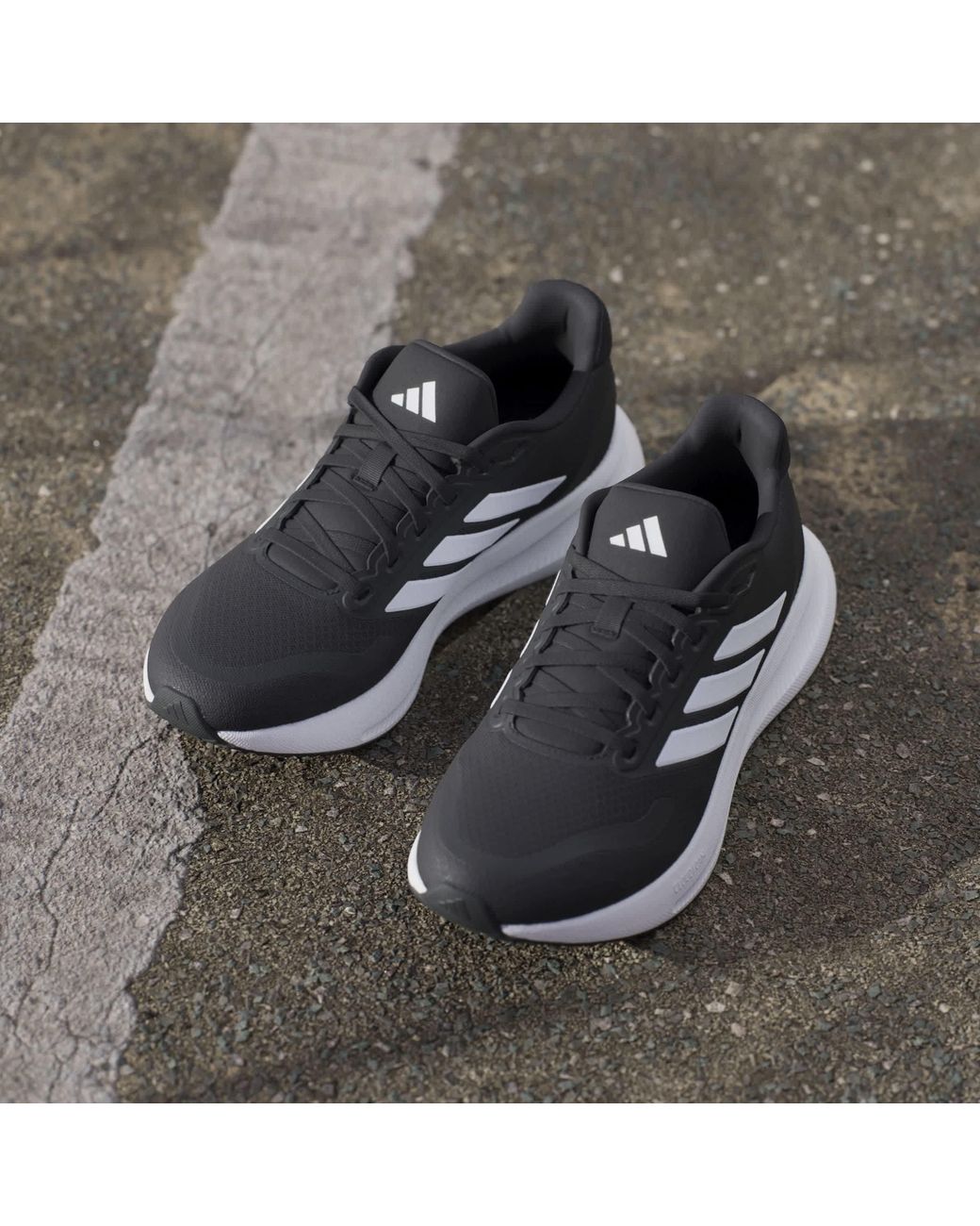 Adidas Black Runfalcon 5 Running Shoes