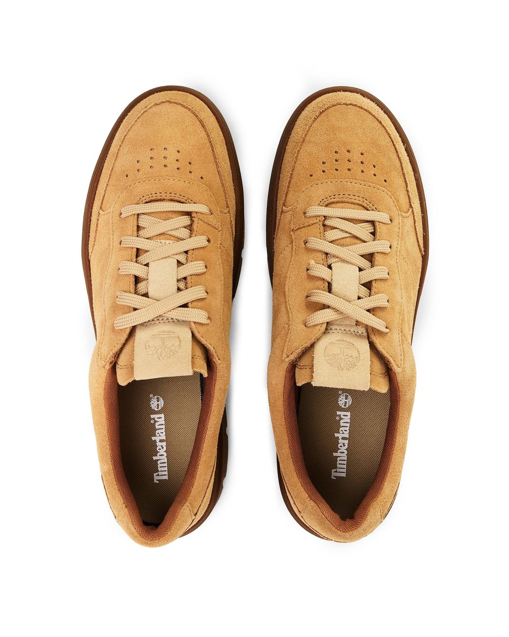 Timberland Natural Laurel Court Low Top Lace Up Sneakers