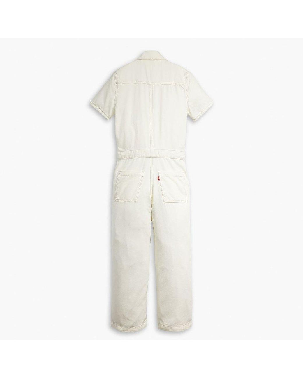 Levi's White Heritage Jumpsuit