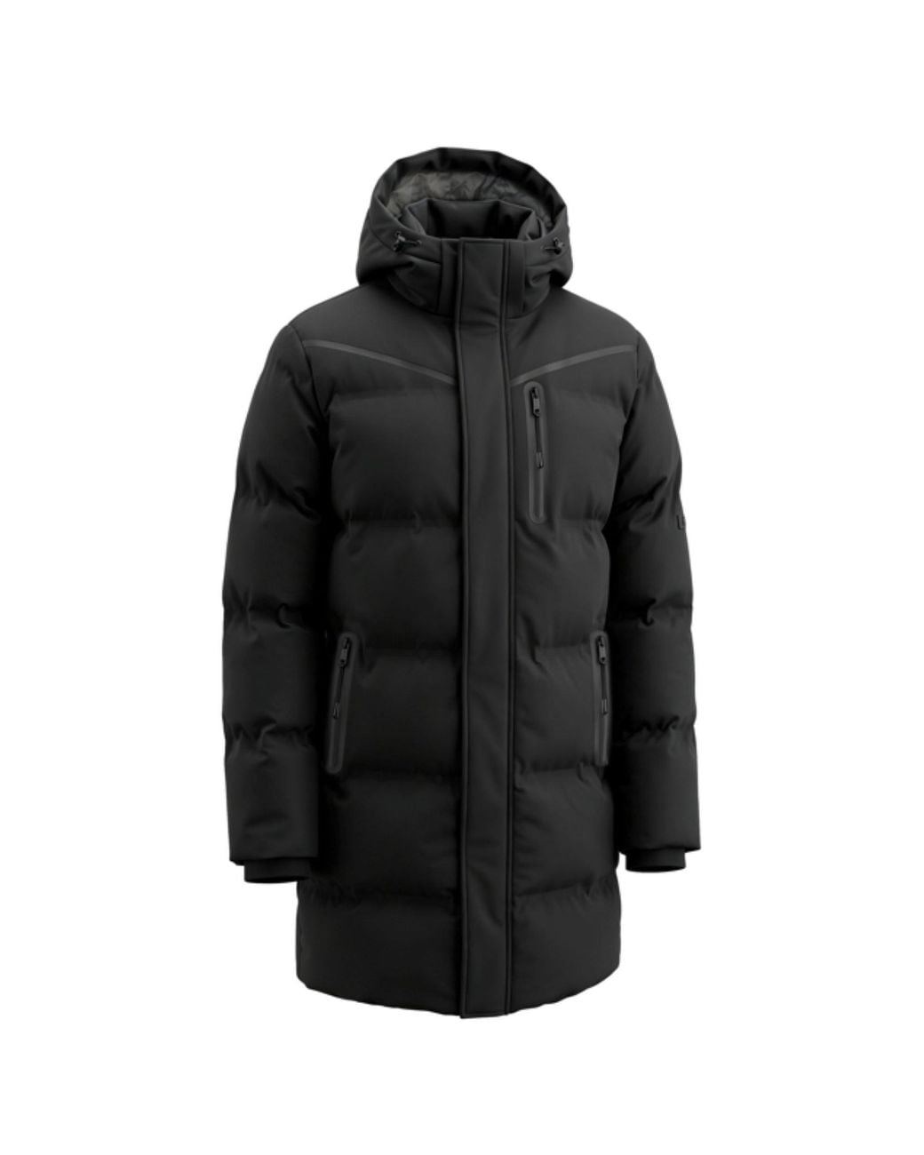 Everlast Black Flex Puffer Jackets for men