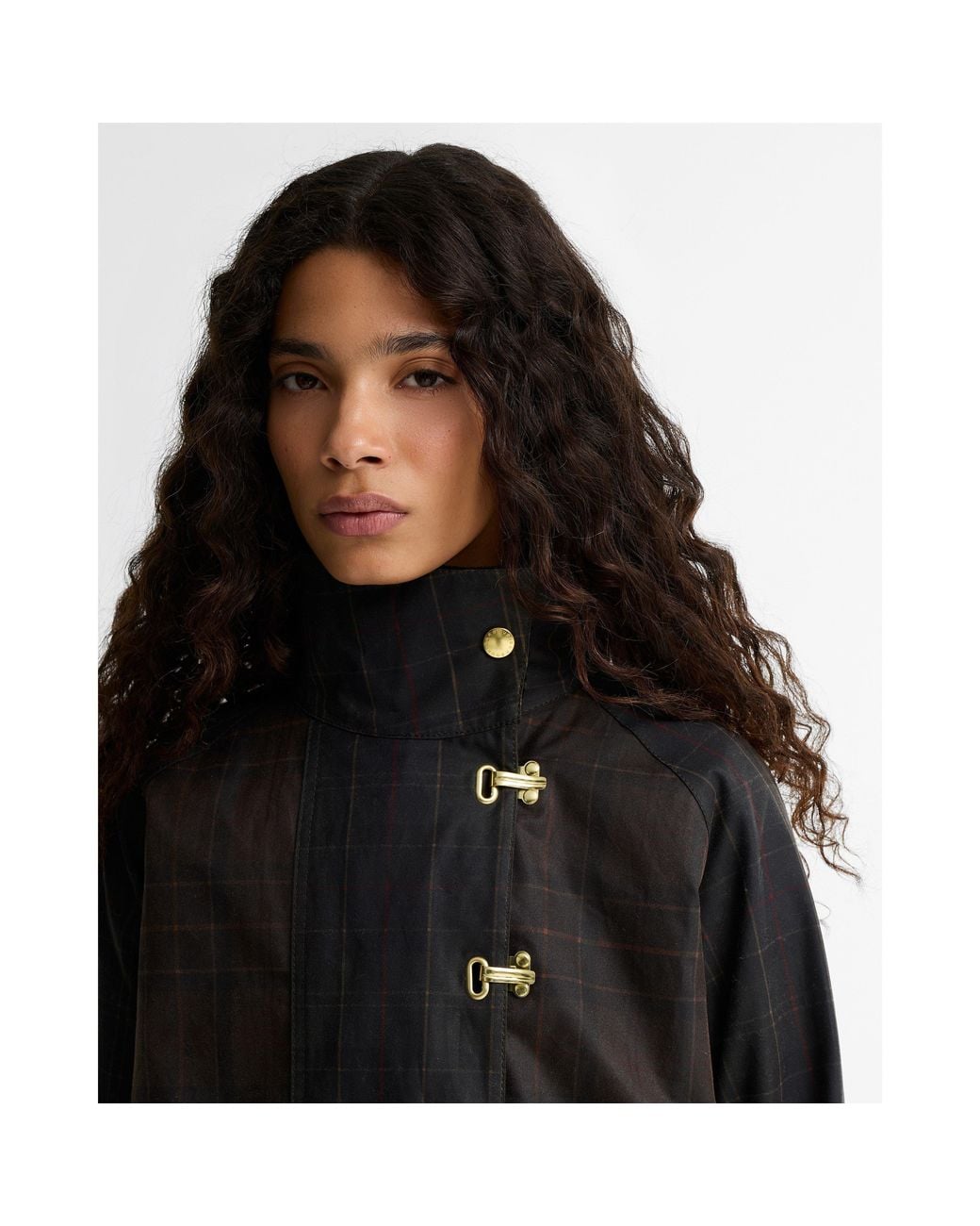 Barbour Black B.Li Hazelwood Check Ld64