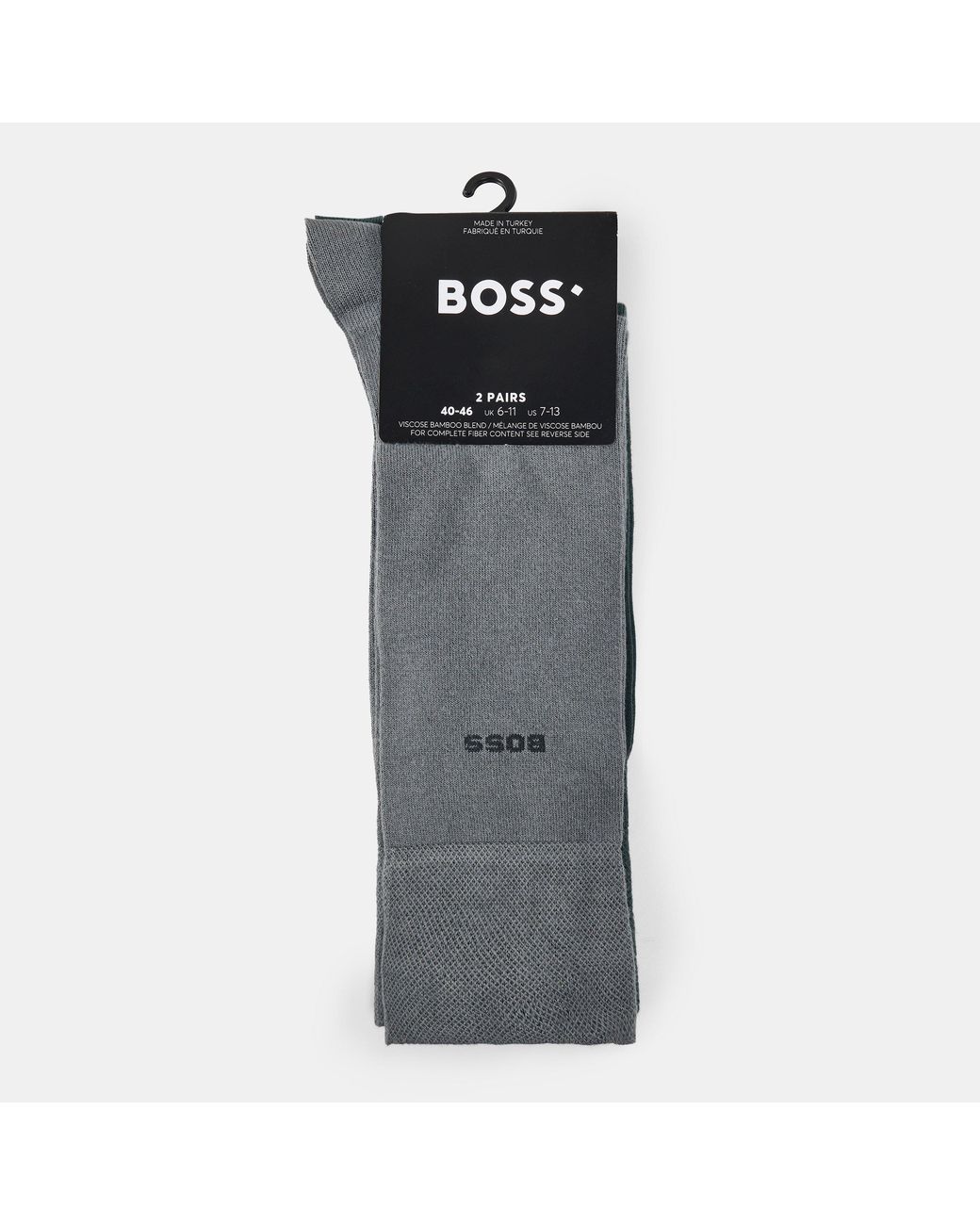 Boss Blue Bamboo Moisture Wicking Crew Socks for men