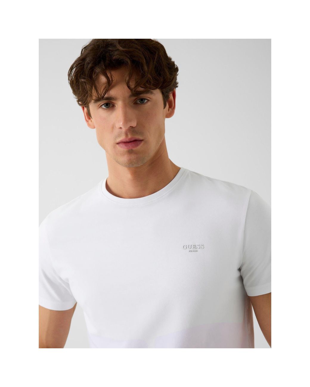 Guess White X Slim Fit T-Shirt for men