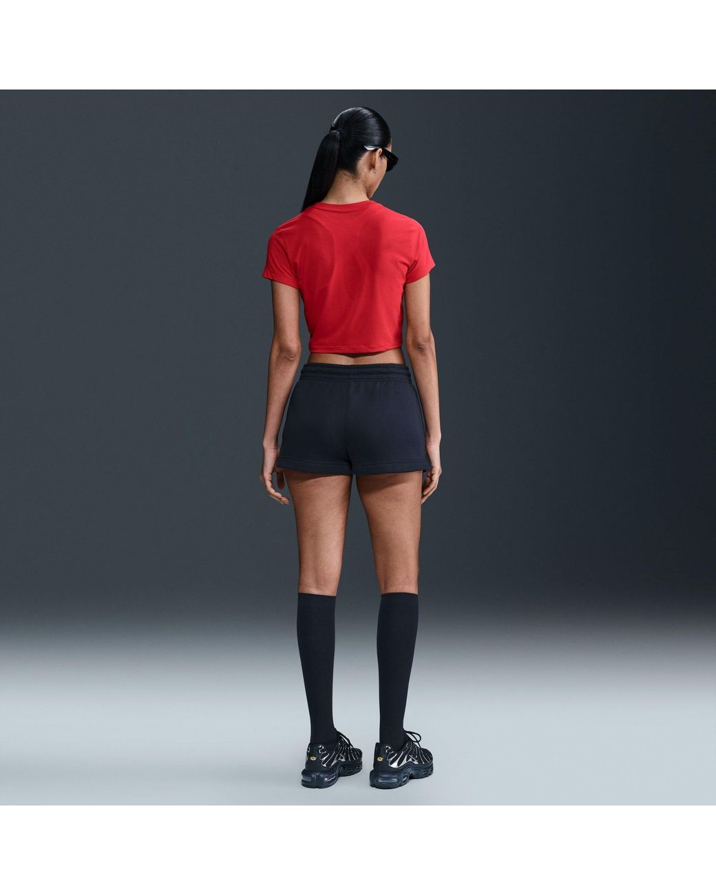 Nike Black Sportswear Essential French Terry Shorts