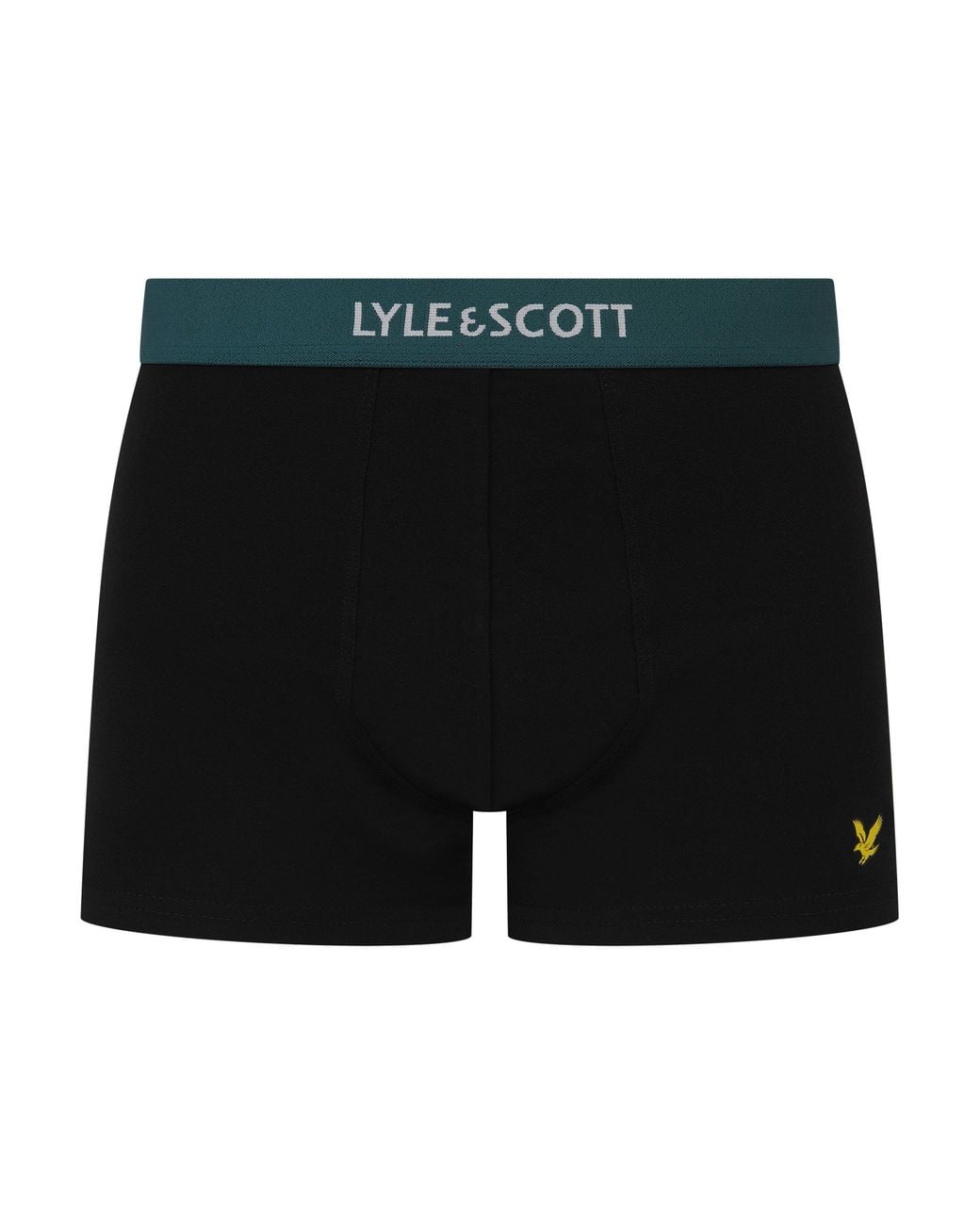 Lyle & Scott Black Lyle 5 Pack Trunks for men