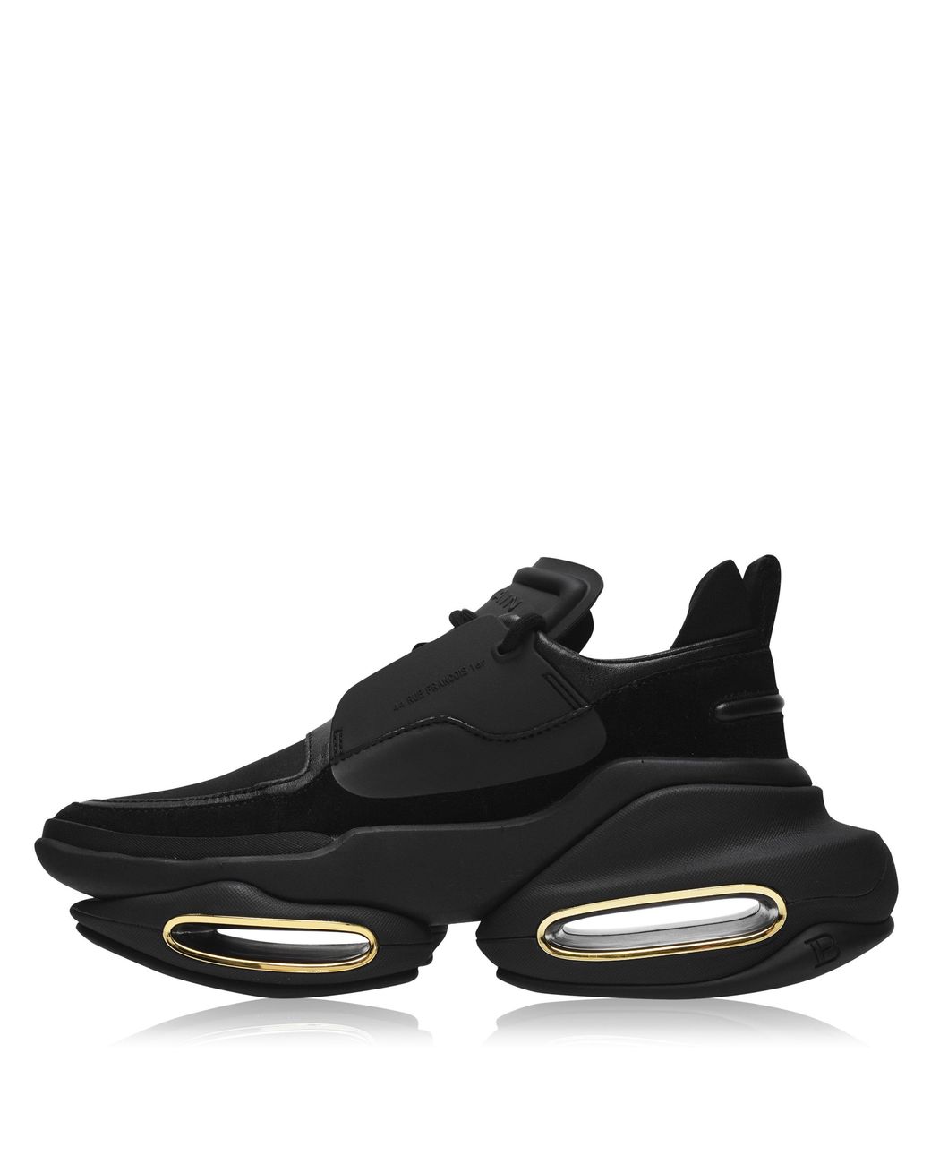 Balmain Black B-Bold Low Top Trainers
