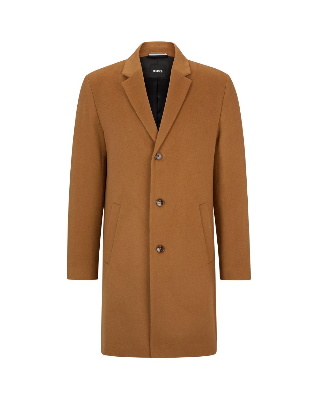Boss Brown H Hyde C Trench Coat for men