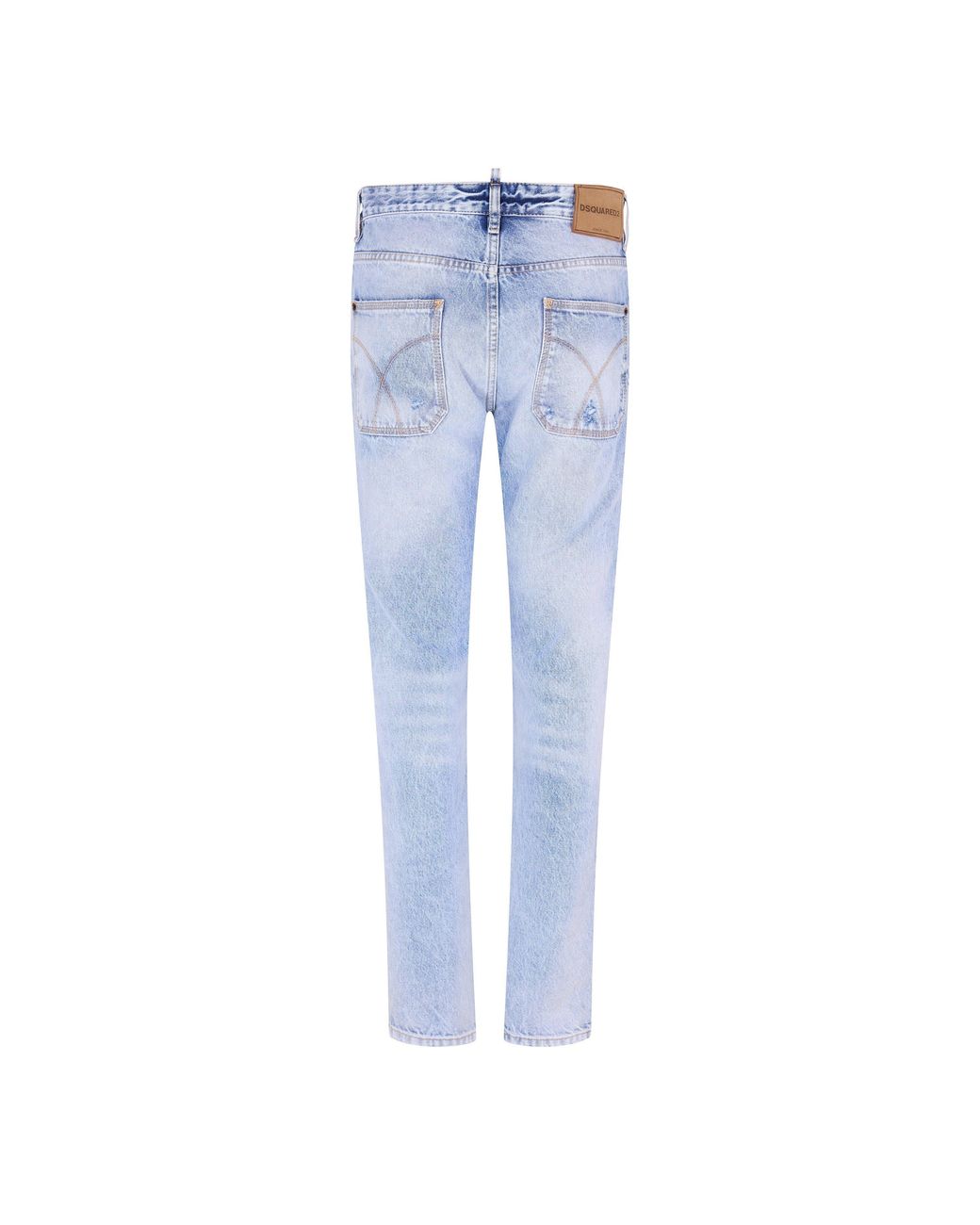 DSquared² Blue Dsq Teddy Slim Fit Jeans for men