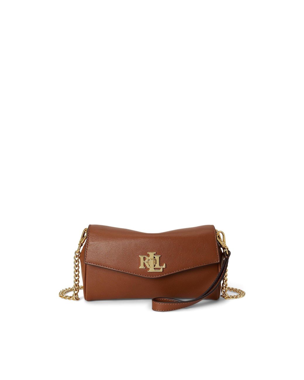 Ralph Lauren Brown Wallet On Chain