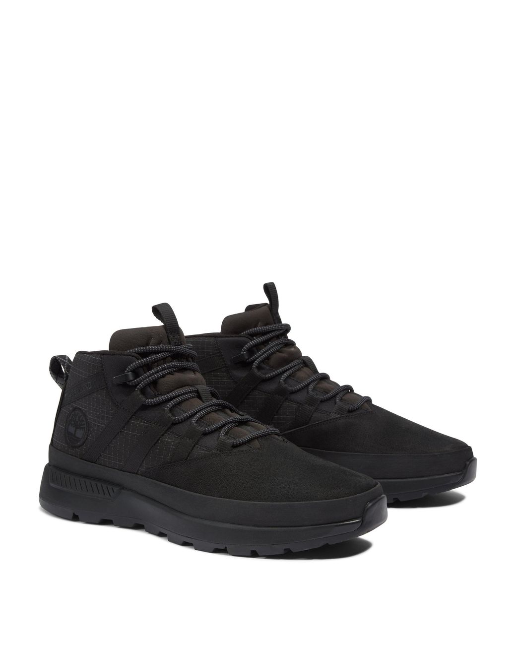 Timberland Black Tb Euro Trekker Low Lace-Up Shoes for men