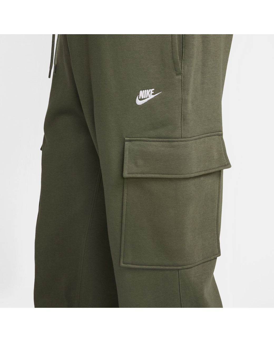 Nike Green Sportswear Club Fleece Cargo Pants for men