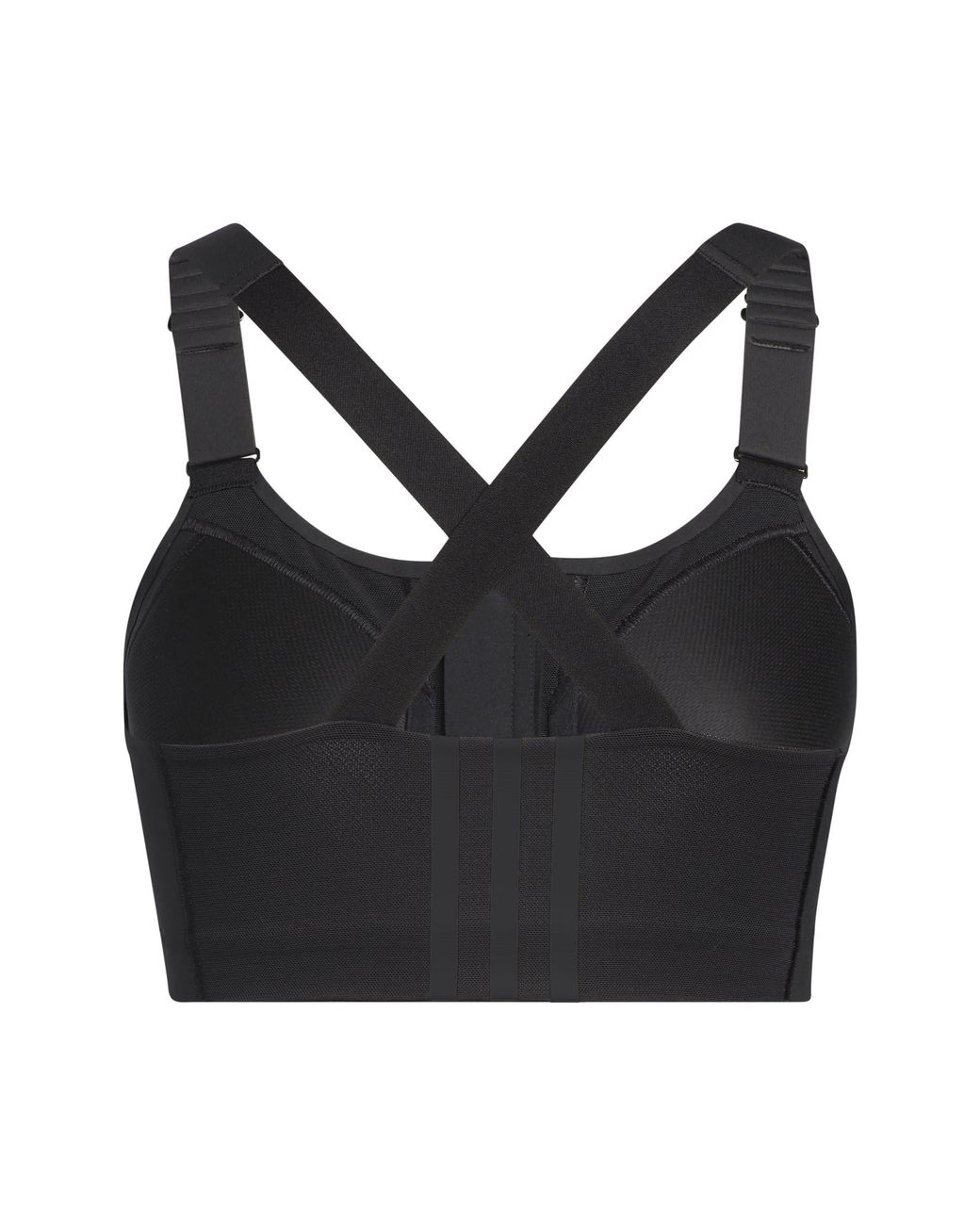 Adidas Black Tlrd Impact Luxe Training High Support Zip Bra