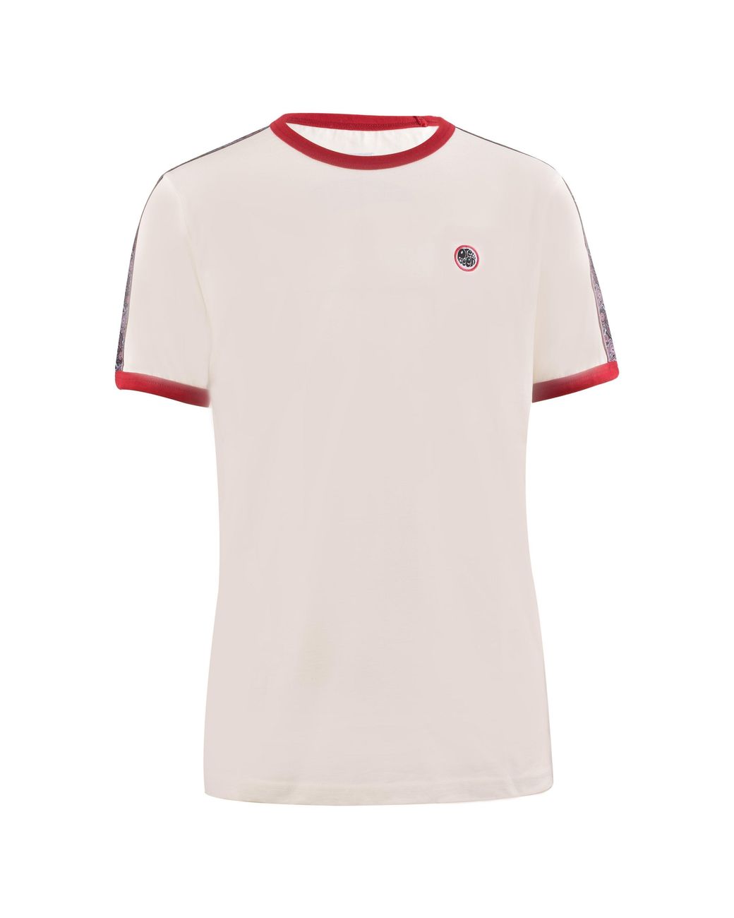 Pretty Green Pink Eclipse Tape Regular Fit T-Shirt for men