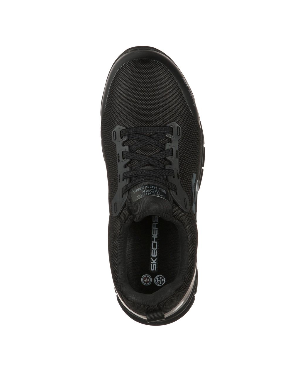 Skechers Black Jixie Alloy Toe Work Trainers Ladies
