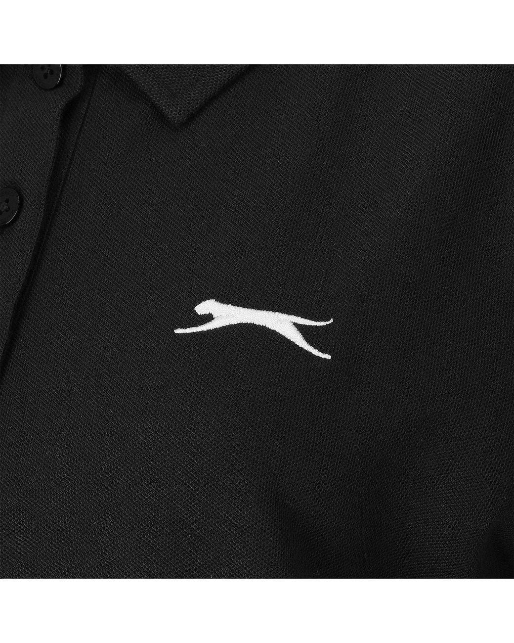 Slazenger 1881 Black Pique Polo