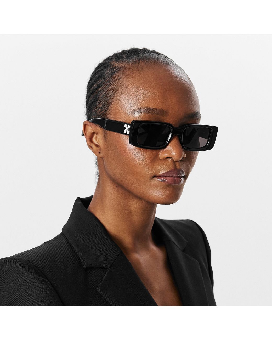 Off-White c/o Virgil Abloh Multicolor Arthur 53 Rectangle Sunglasses