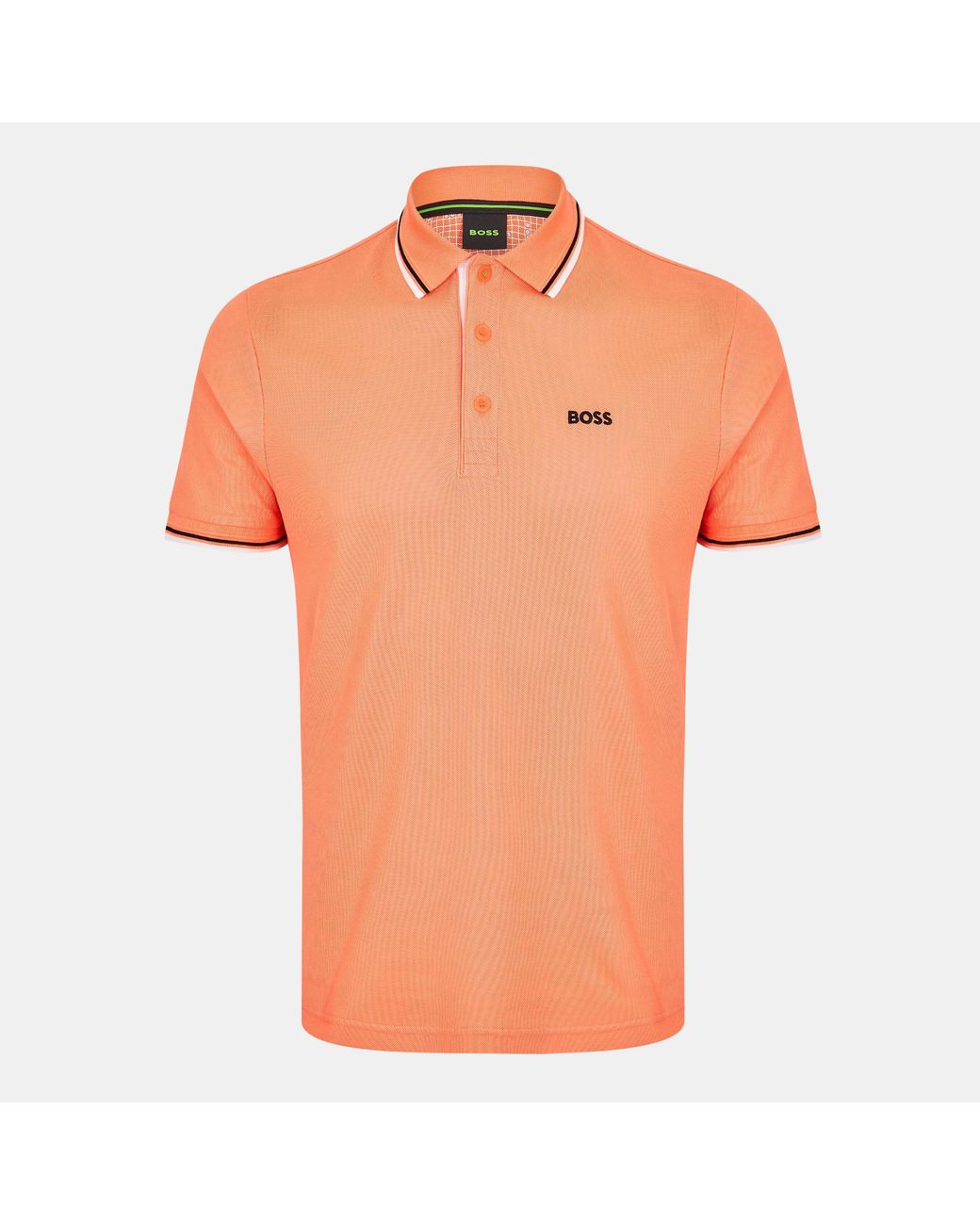 Boss Pink Paddy Short-Sleeve Polo Shirt for men