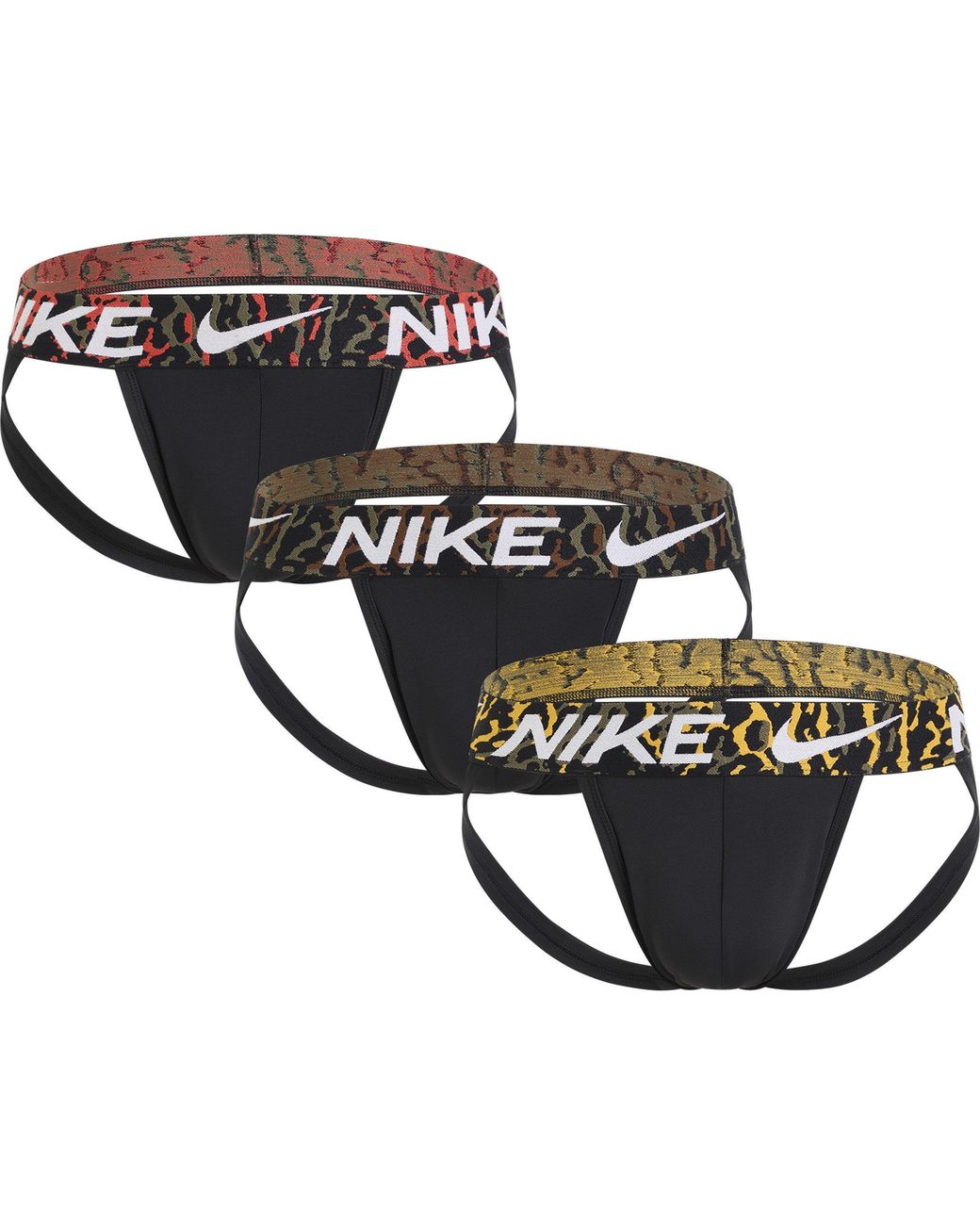 Nike Black Jock Strap 3 Pack for men