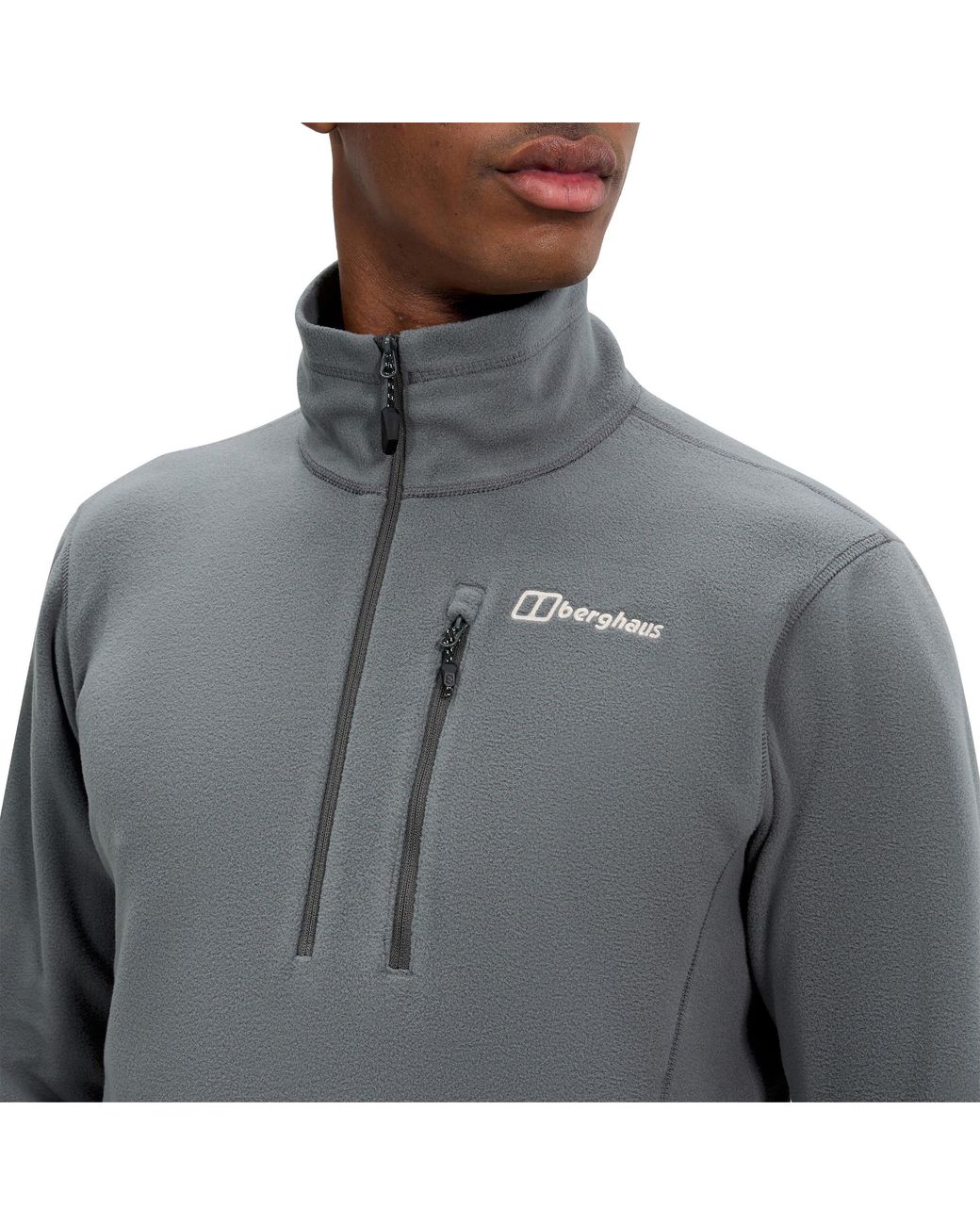 Berghaus Gray Prism Micro Half-Zip Fleece for men