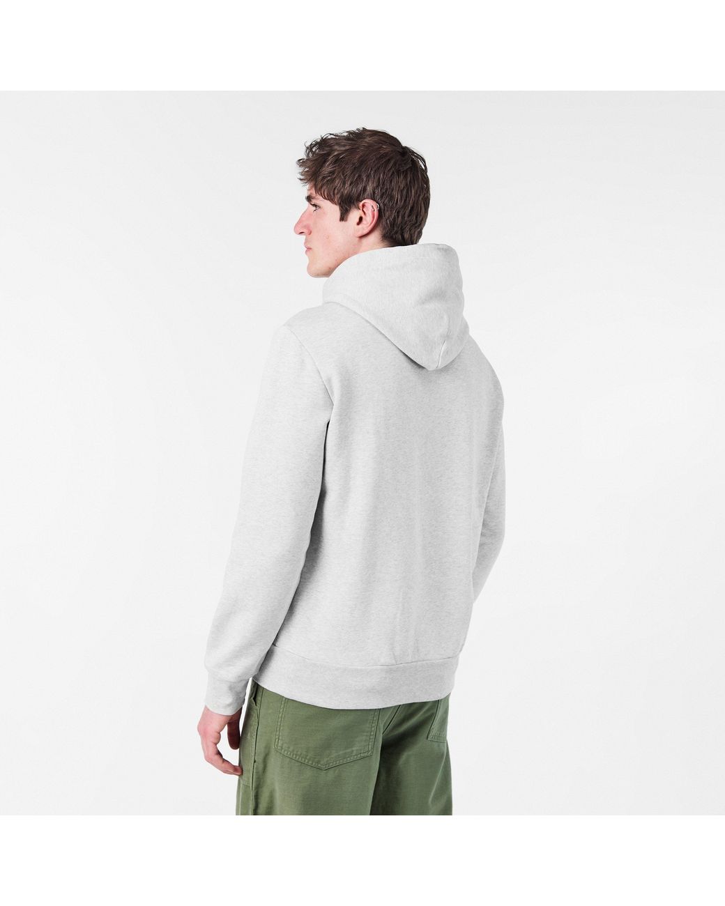 Polo Ralph Lauren Gray Oversized Pullover Hoodie for men
