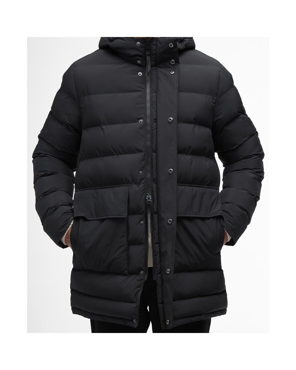 Barbour Black Dalesmith Puffer Jacket for men