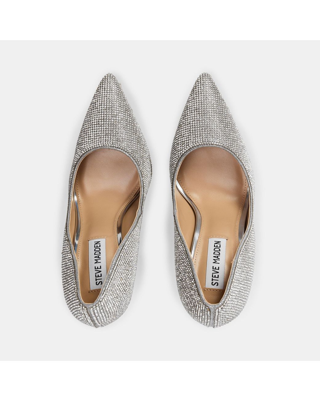 Steve Madden Gray Klassy R Stiletto Court Shoes