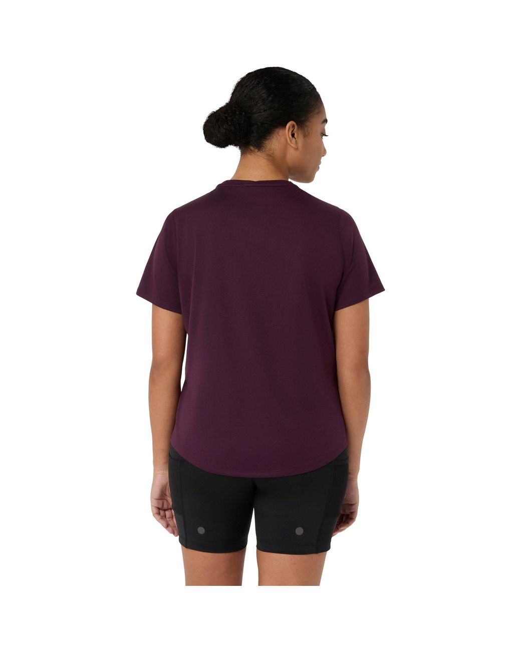 Asics Purple Fuji Logo Short Sleeve Running T-Shirt