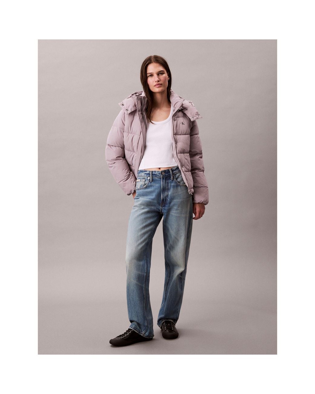Calvin Klein Multicolor Essential Water Resistant Rds-Certified Down Short Puffer Jacket