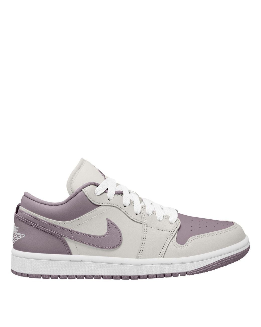Nike White 1 Low Leather Trainers