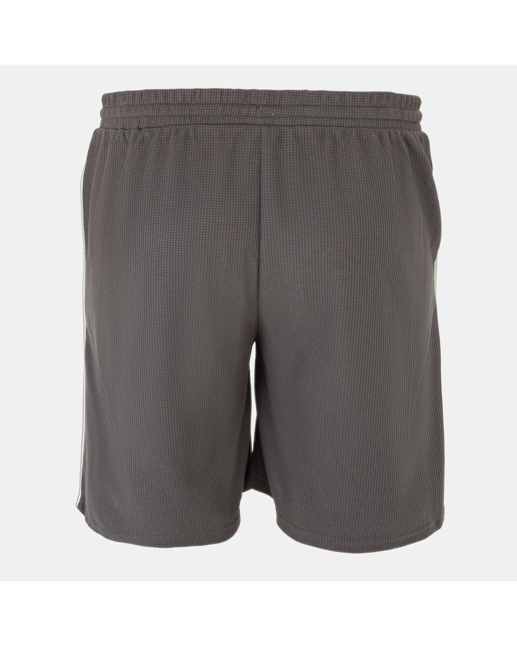 Fabric Gray Waffle Shorts for men