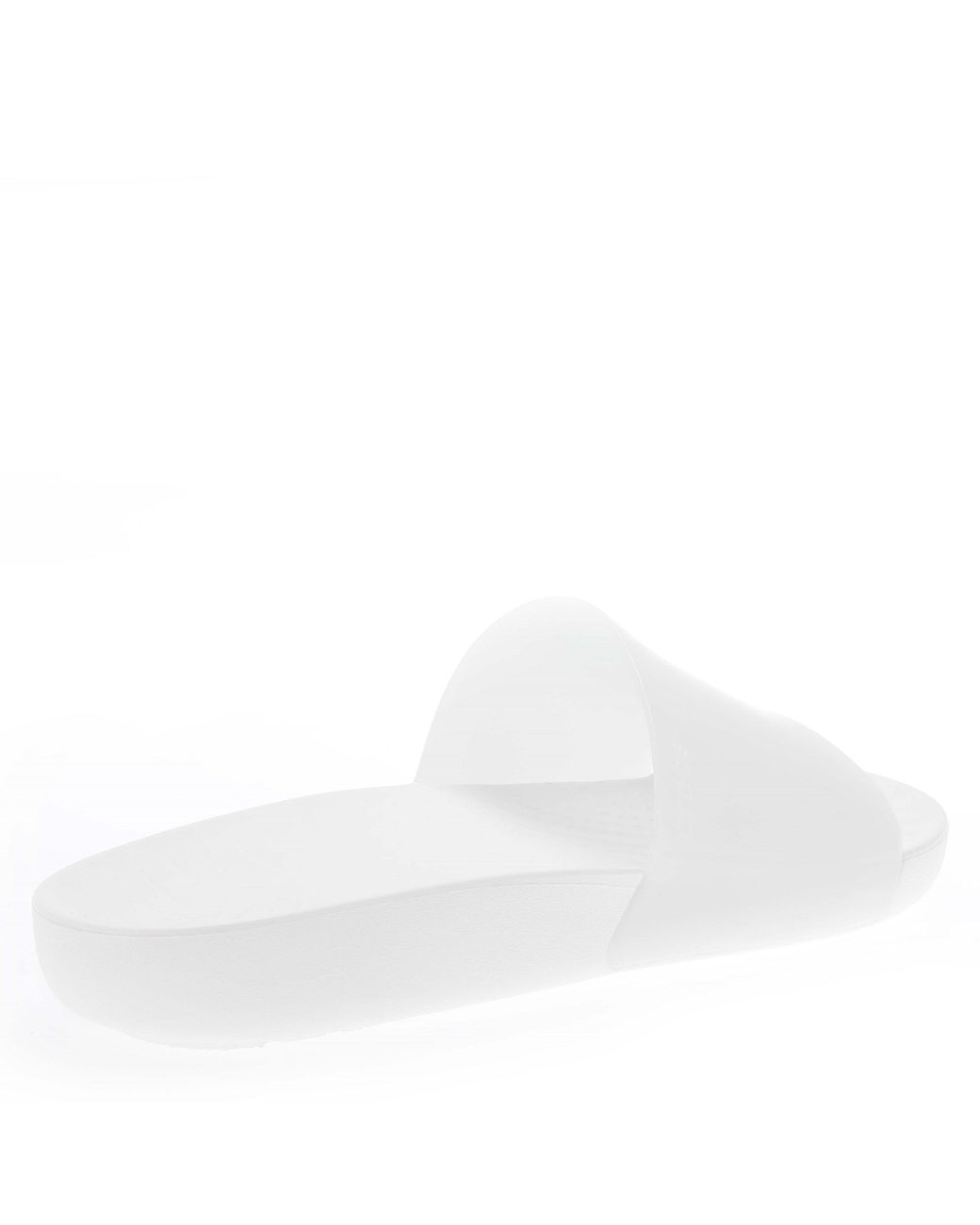 CROCSTM White Glossy Slides Sandals