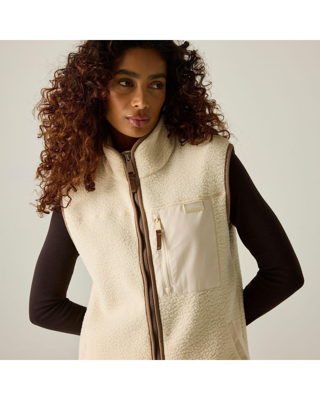 Regatta Brown Frankie Borg Longline Bodywarmer