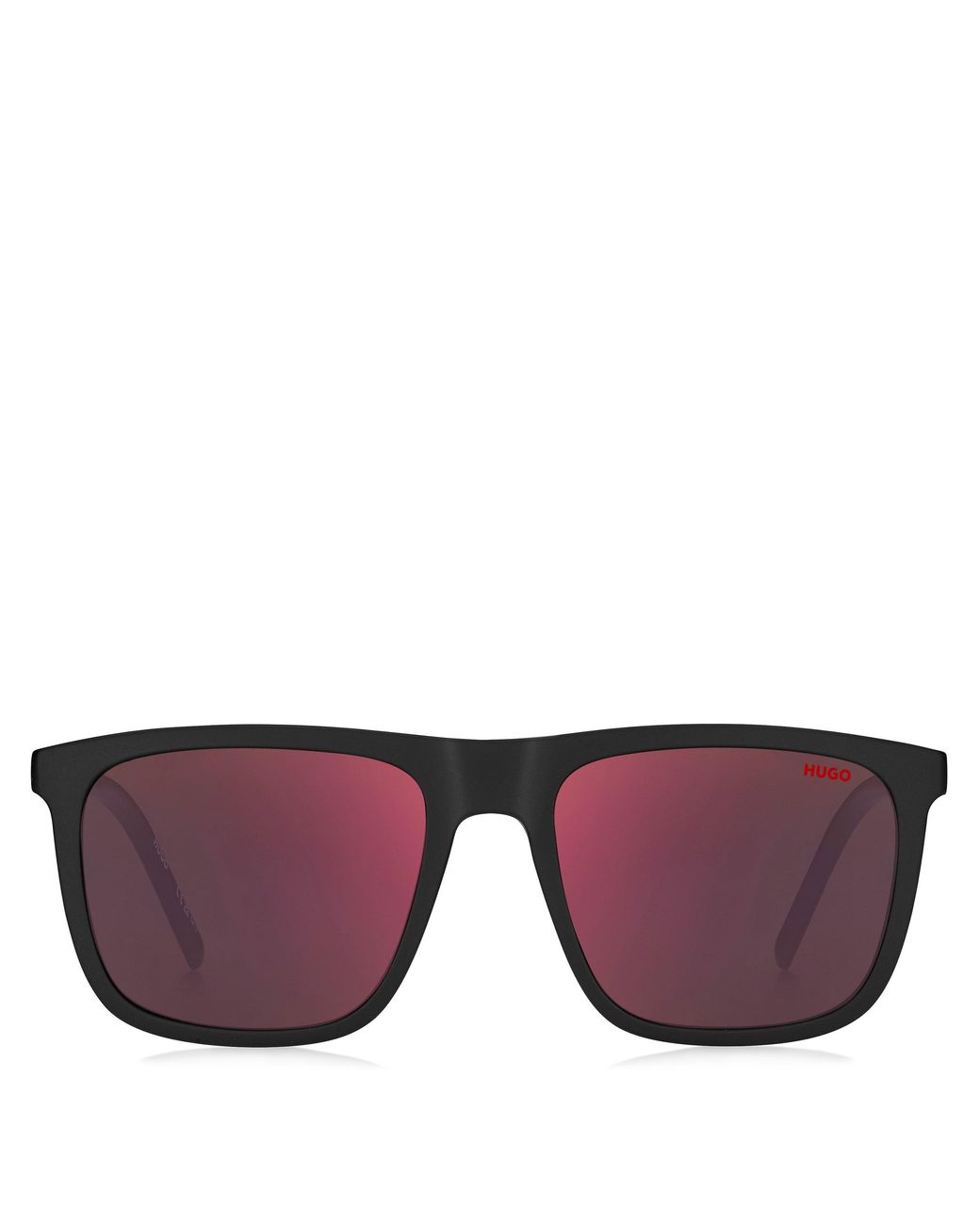 HUGO Black Rectangle Sunglasses for men