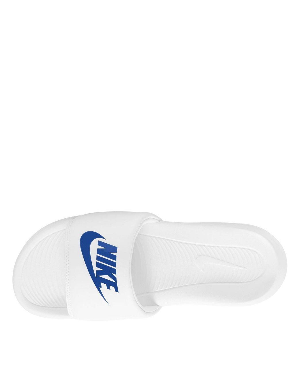 Nike White Victori One Slides for men
